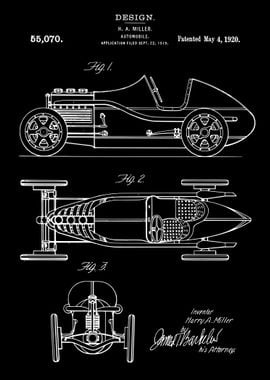 Indy Race Car Patent