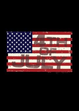 4th of July US flag