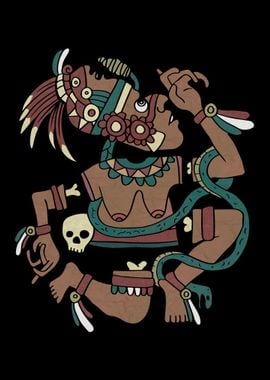 Coyolxauhqui Aztec Goddess