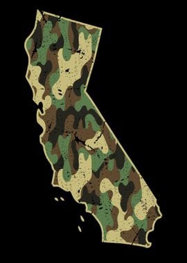 Camo California Outline