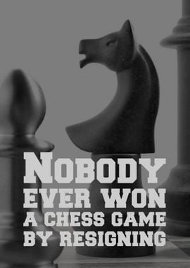 Nobody ever won a chess