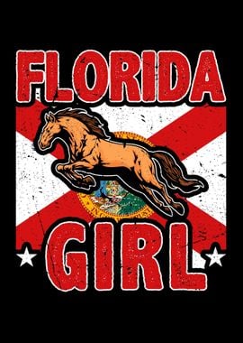 Riding Horse Girl Florida