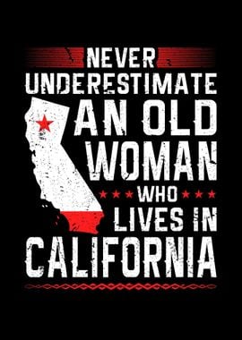 Flag California Home Woman