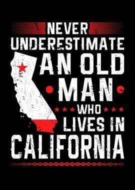 Flag California Home Man