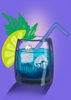 City underwater cocktail