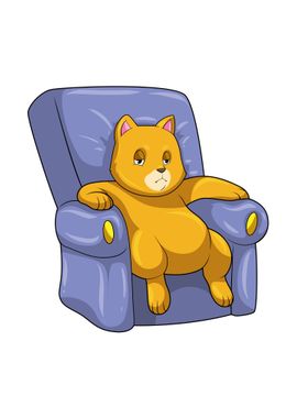 Cat Bored Sofa