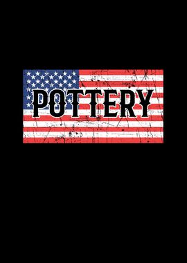 Patriotic USA Pottery