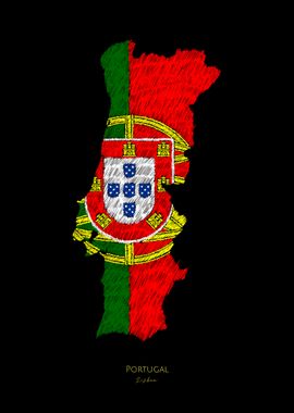 PORTUGAL WORLD CUP LINEART