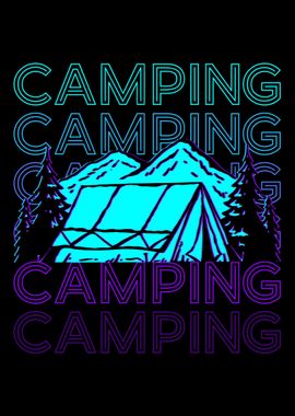 Camping Camper Camp Retro