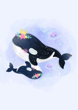 Cute Orca Whale