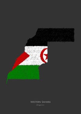 WESTERN SAHARA ISLAM FLAG