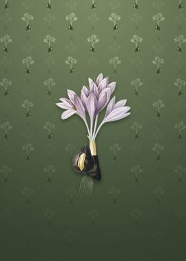 Vintage Autumn Crocus