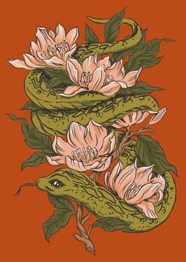 Magnolia snake nature