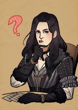 Confused Yennefer