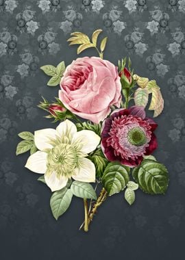 Vintage Anemone Rose