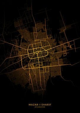 Mazari Sharif City Map