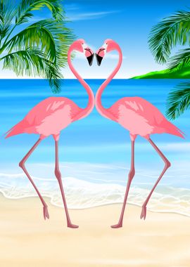 Love Pink Flamingos