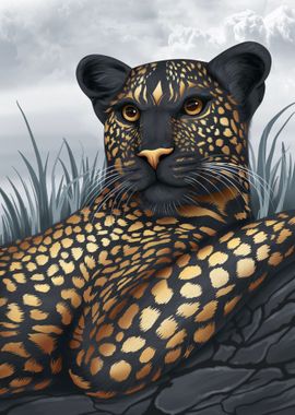 Golden leopard