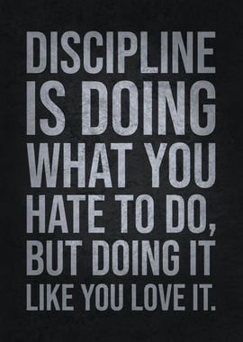 Discipline