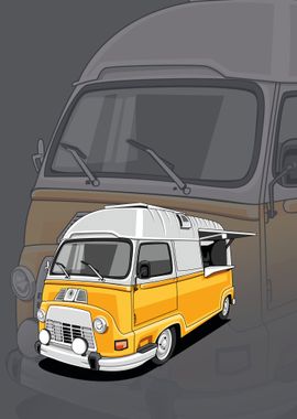 volkswagen T2 yellow