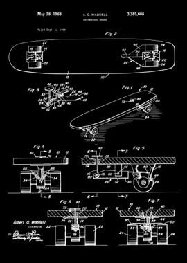 Skateboard Break Patent