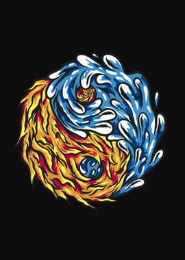 Fire and water YingYang