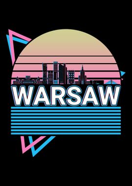 Warsaw City Skyline