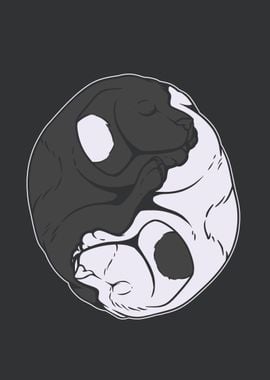 Yin yang dogs