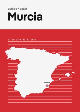 Murcia City Map