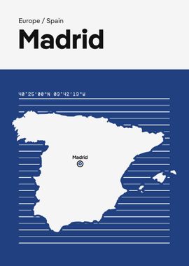 Madrid City Map