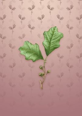 Vintage Bear Oak Leaves