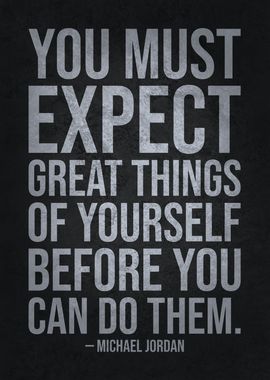 Expect more From Yourself