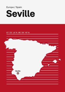 Seville City Map