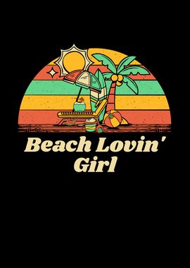 Beach Lovin Girl Summer