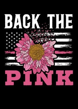 Back The Pink USA Flag