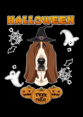 Halloween I Basset Hound