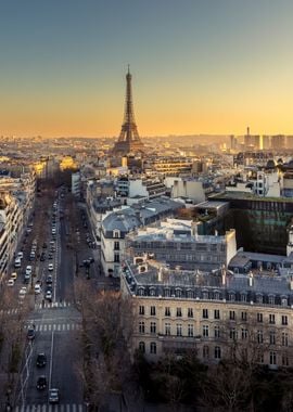 Eiffel At Dusk