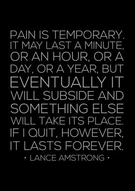 Pain is Temporary