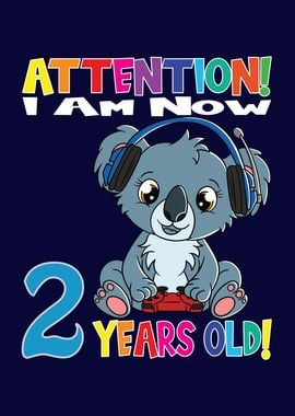 Gaming Koala 2 Years Old