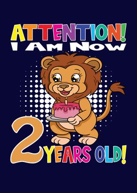 Lion Boy I Am 2 Years Old