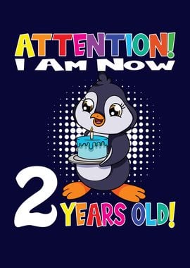 Penguin I Am 2 Years Old