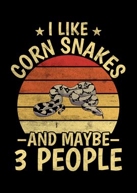 Corn Snakes And 3 People