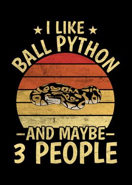 Ball Python And 3 People