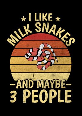 Milk Snakes And 3 People