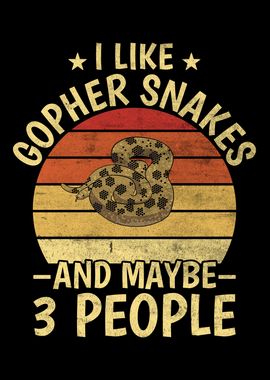 Gopher Snakes And 3 People