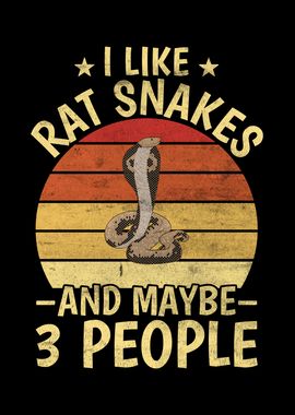 Rat Snakes And 3 People