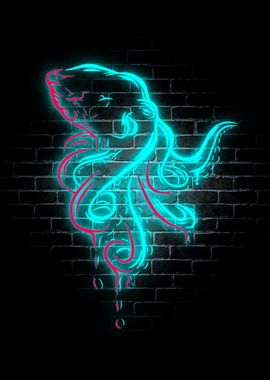 OCTOPUS Animal Neon