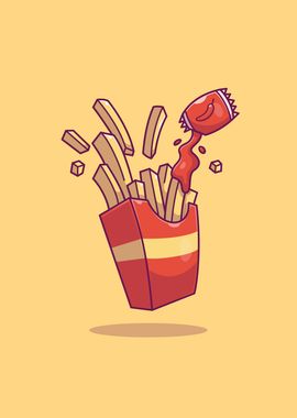 French Fries Cartoon