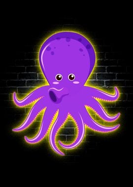 OCTOPUS Animal Neon