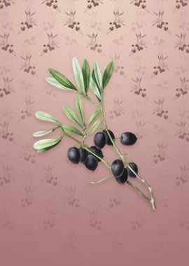 Olive Tree on Dusty Pink